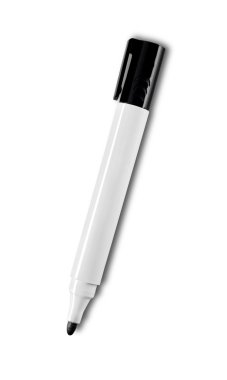Beyaz izole keçeli kalem marker