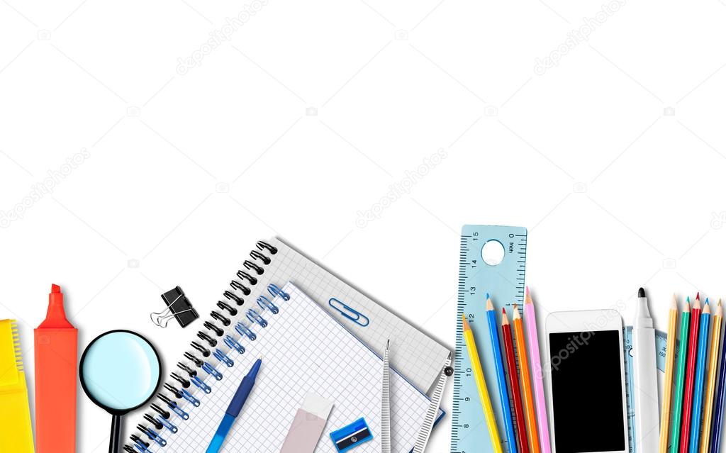 Notebook and supplies