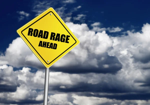 Road rage tecken — Stockfoto
