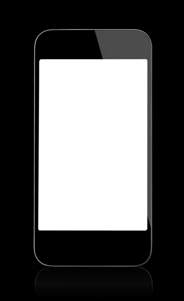 Μαύρο έξυπνο τηλέφωνο — Φωτογραφία Αρχείου