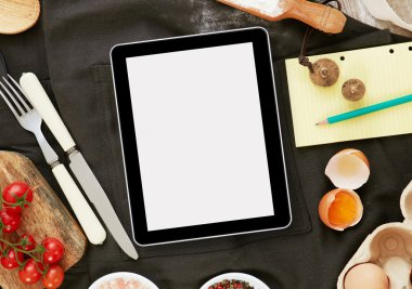 Dijital tablet kullanma yemek