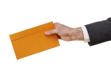 Postacı zarf ile