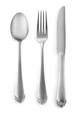 Beyaz gümüş Set