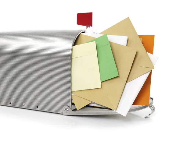 Mailbox with envelopes — Stock Photo, Image