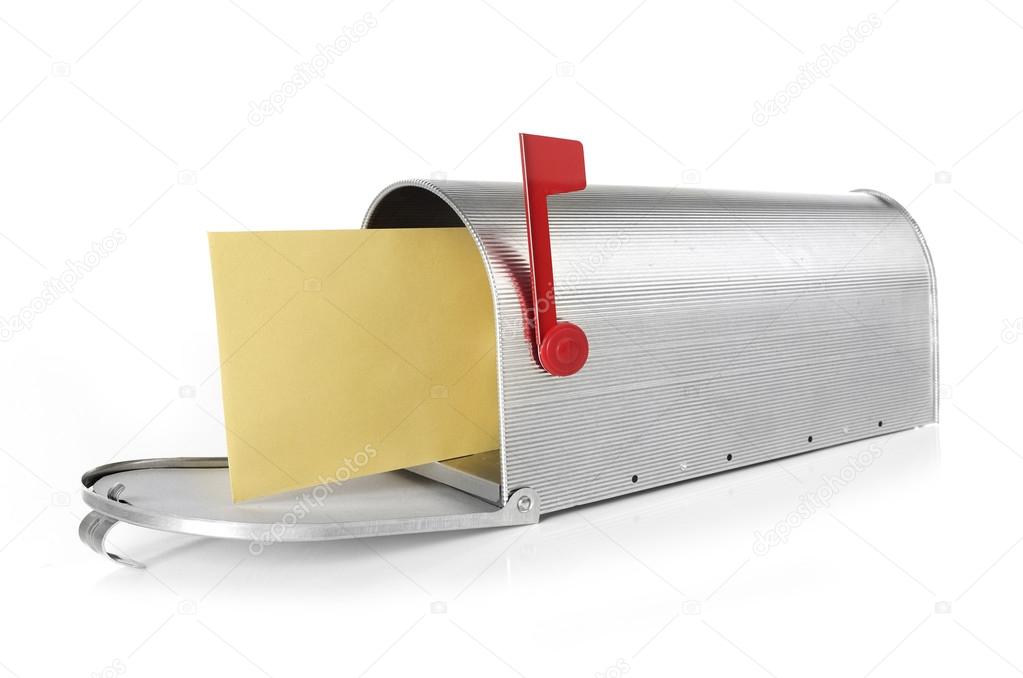 Mailbox with envelope