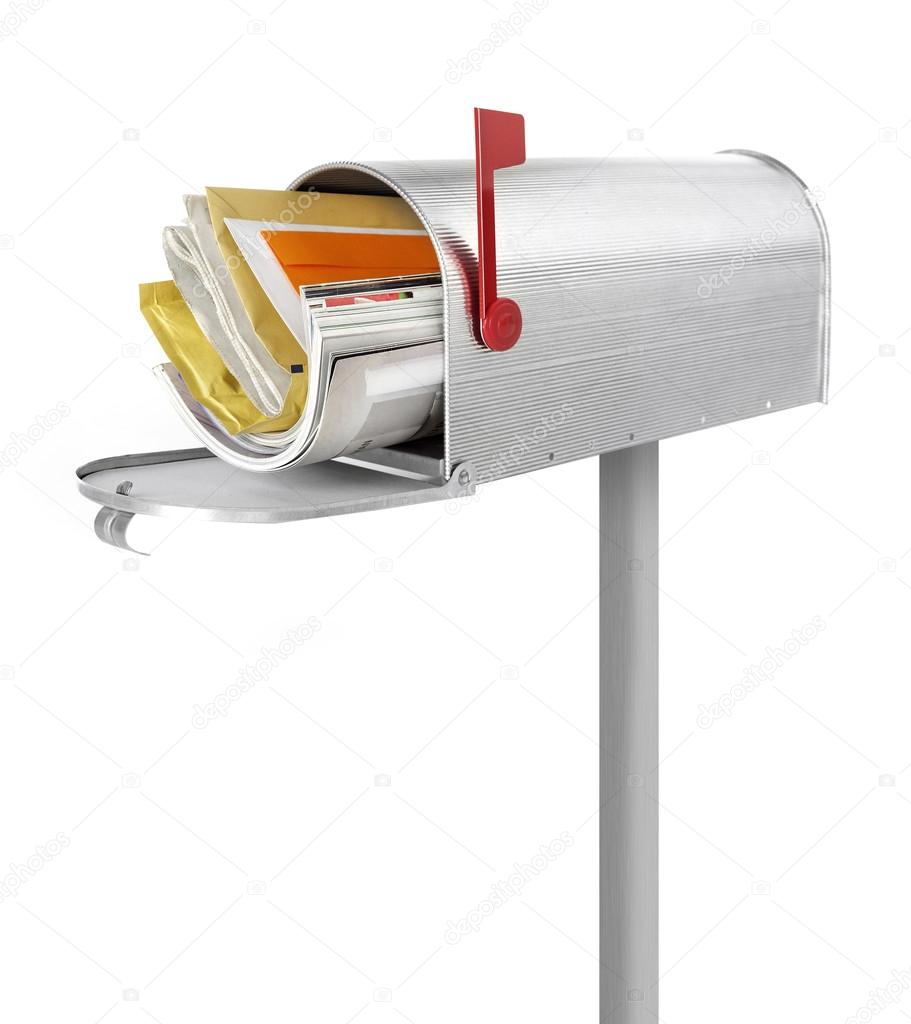 Mailbox on white