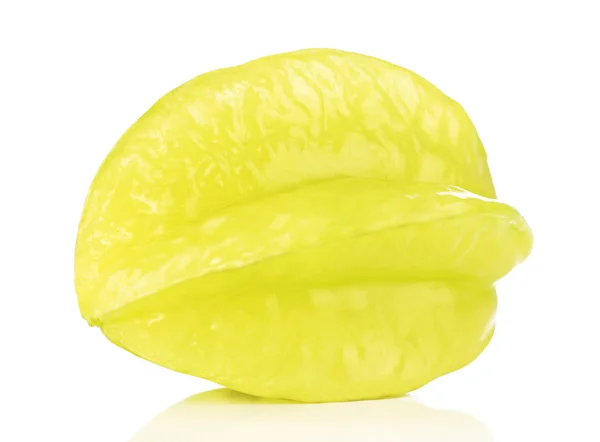 Carambola's op wit — Stockfoto