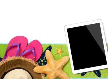 Tablet ve plaj aksesuarları