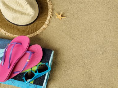 kopya alanı ile plaj sahnesi