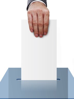 Vote concept on white clipart