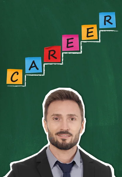 Career concept on blackboard — Stock Photo, Image