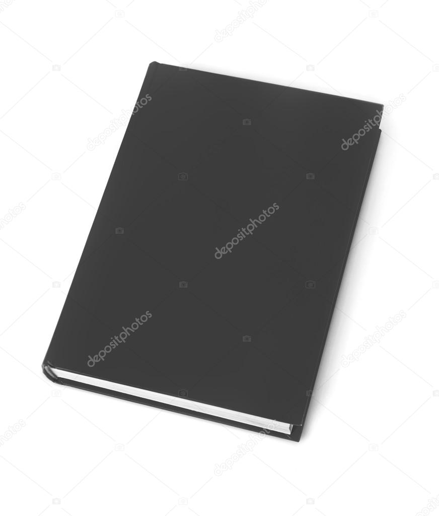 Book cover on white