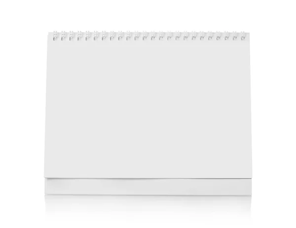 Календар на білому — стокове фото
