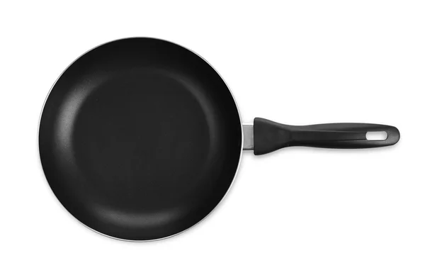 Koken pan op wit — Stockfoto