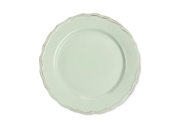 Plate on white — Stock Photo, Image