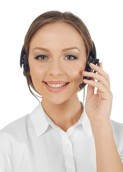 Customer support on white — Stock Photo, Image