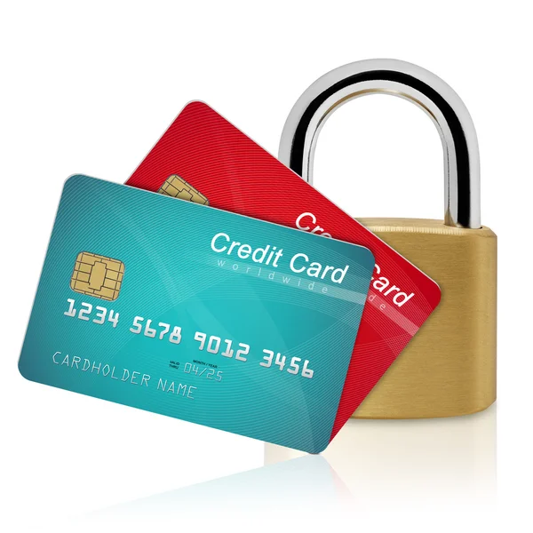 신용 카드 보안 — 스톡 사진