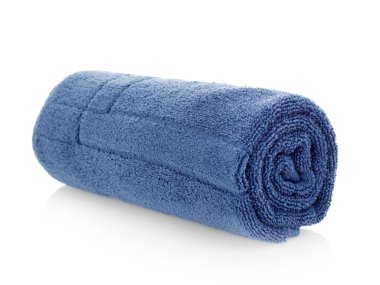 Towel on white clipart
