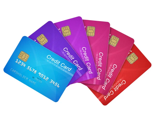 Cartões de crédito em branco — Fotografia de Stock