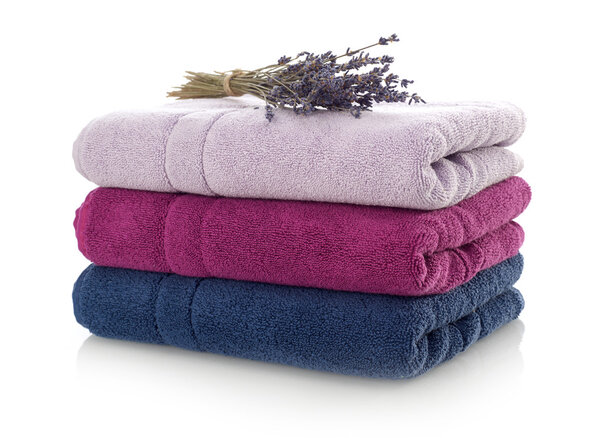 Clean towels and lavender