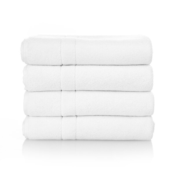 White towels on white