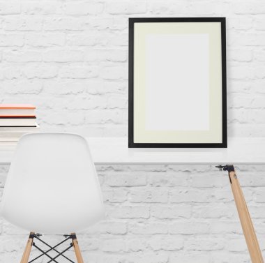 Resim çerçevesi Resepsiyon üzerinde