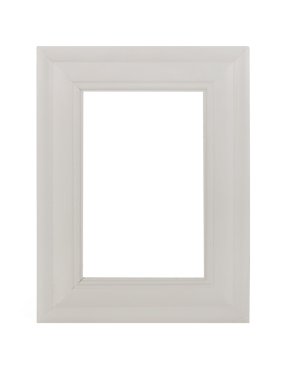 Beyaz üstüne çerçevesi