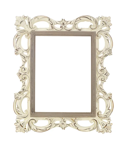 Vintage frame op wit — Stockfoto