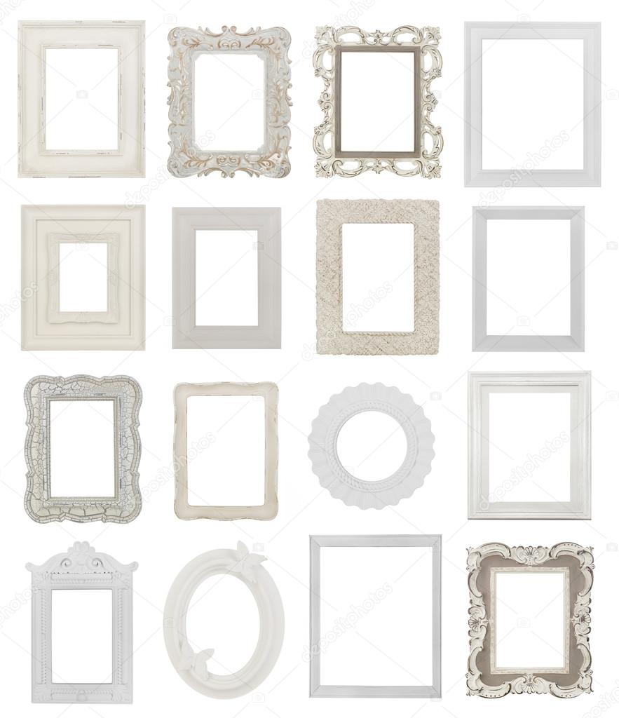 White frames collection