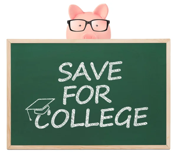 Salvar para o conceito de faculdade — Fotografia de Stock
