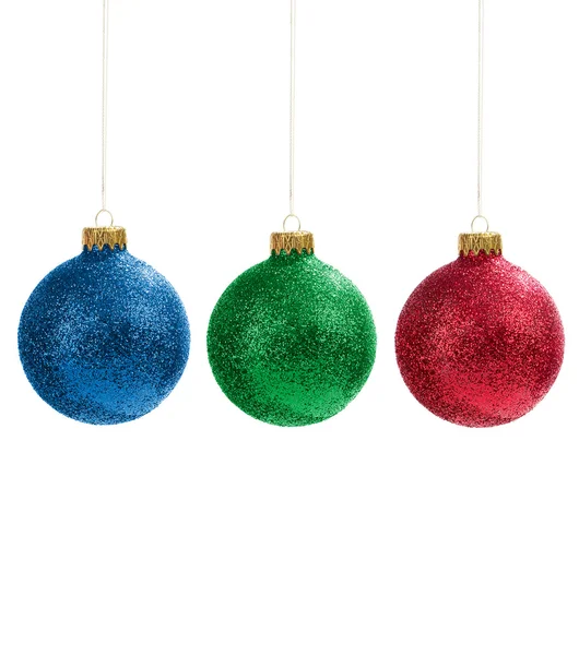 Christmas decorations on white — Stock Photo, Image