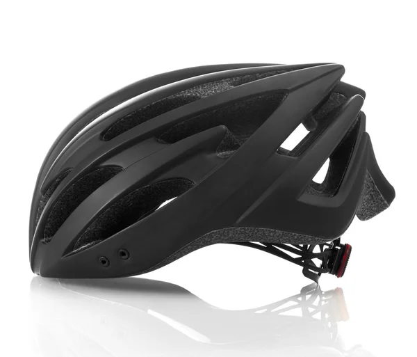 Cyklistickou helmu na bílém pozadí — Stock fotografie
