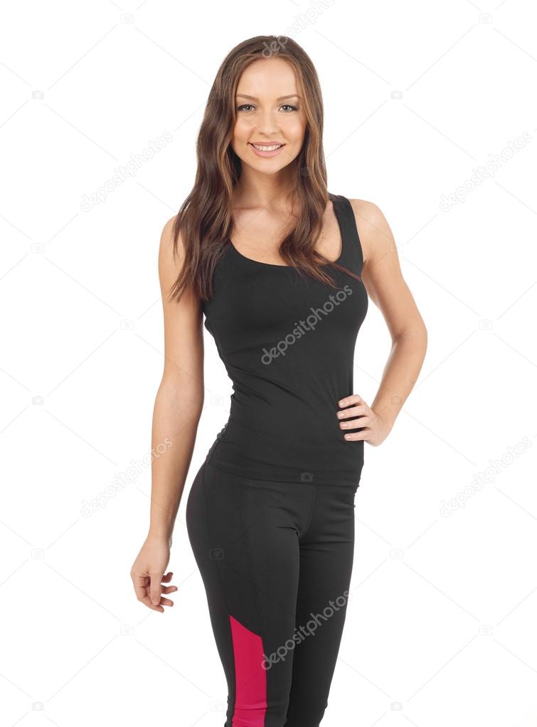 Sporty young woman