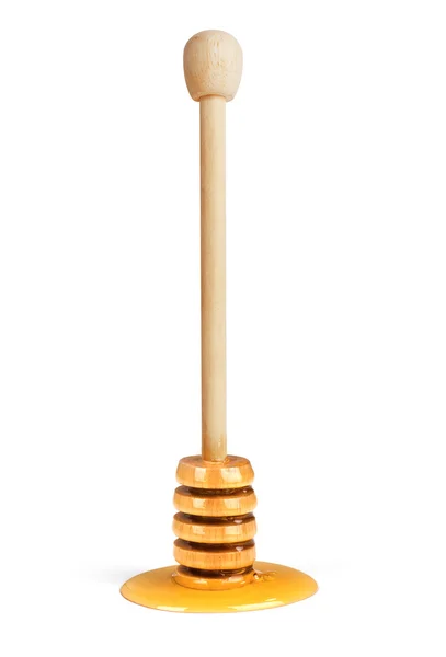 Honey dipper isolated — Stock Photo, Image