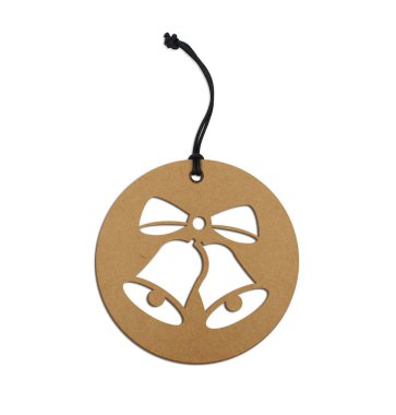 Beyaz üzerine Noel sembolü