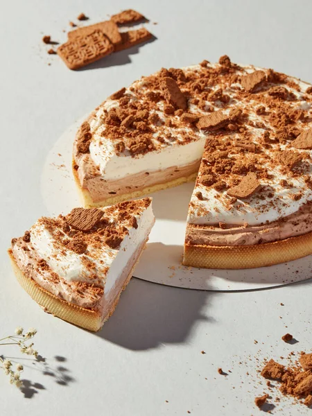 Galletas Tarta Con Caramelo —  Fotos de Stock