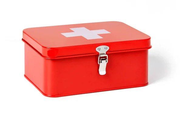 First Aid Kit White Background — Stock Photo, Image