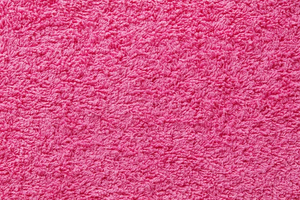 Fluffy Roze Handdoek Textuur — Stockfoto