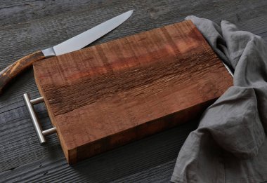 Ahşap kesim tahtası ahşap masa