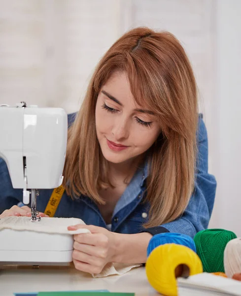 Seamstress Woman Workshop — Stock Photo, Image