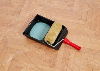 Zemini boya ve boya ile boyarım.