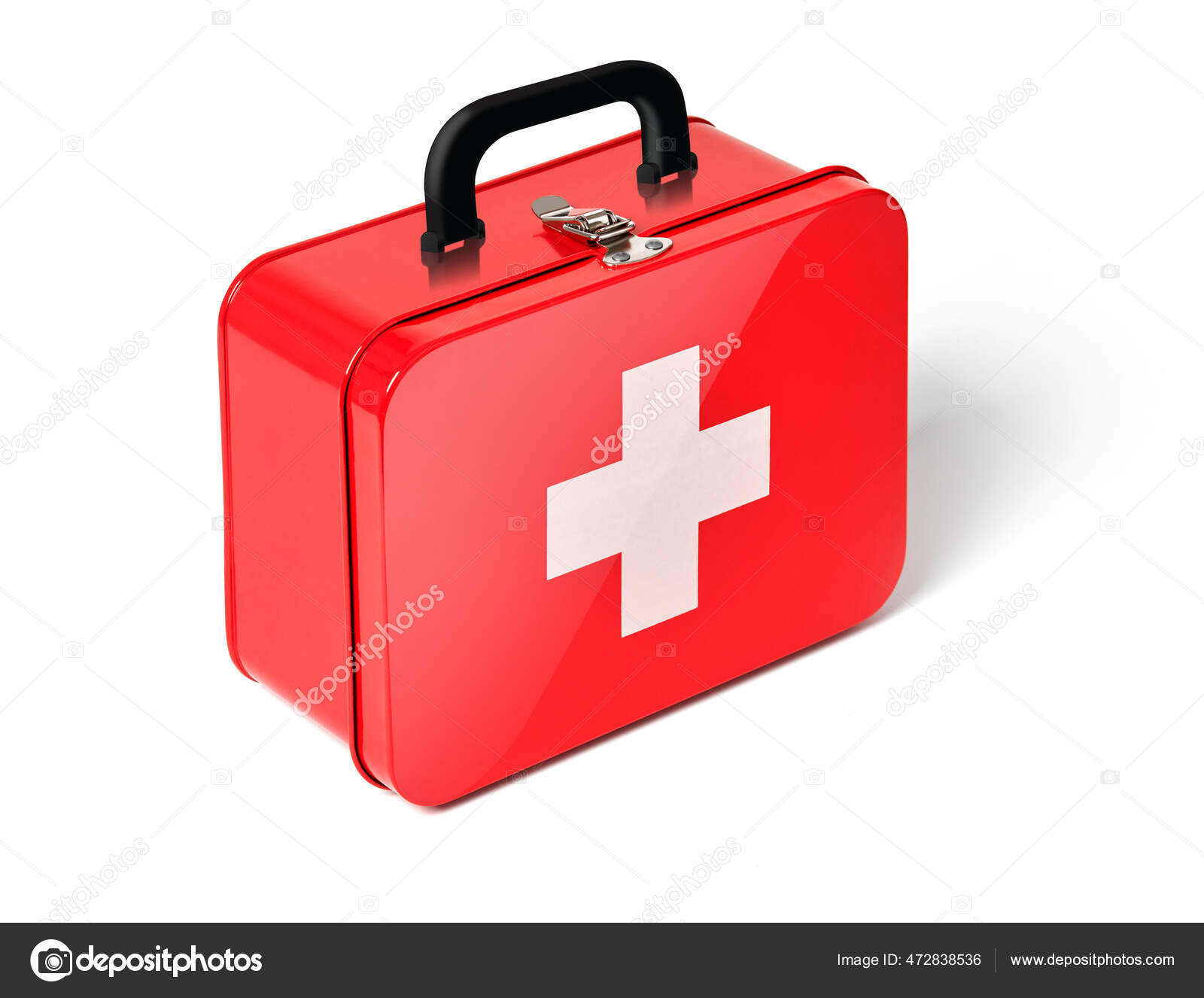 White First Aid Box