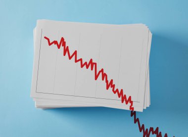 Yukarıdan iş grafik görünümüne düş