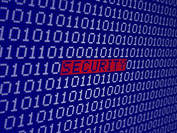 Security binary code — Stock Photo, Image