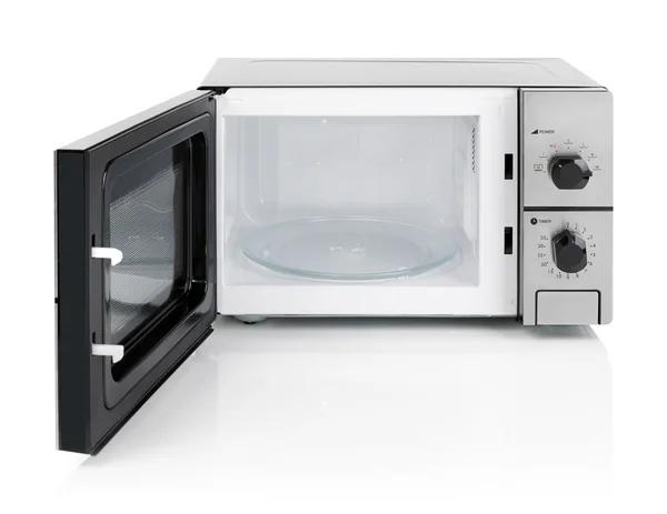 Microwave oven isolated on white — Stock Photo, Image