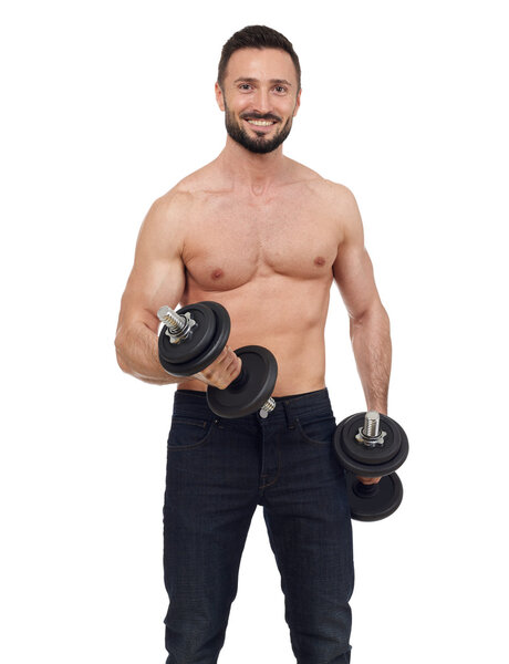 Training with dumbbells