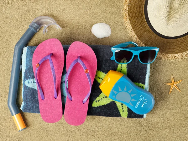 Hora de verano en la playa —  Fotos de Stock