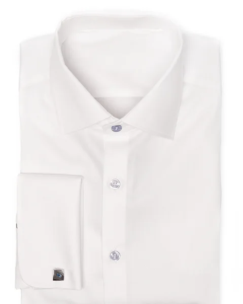 Camisa branca isolada — Fotografia de Stock