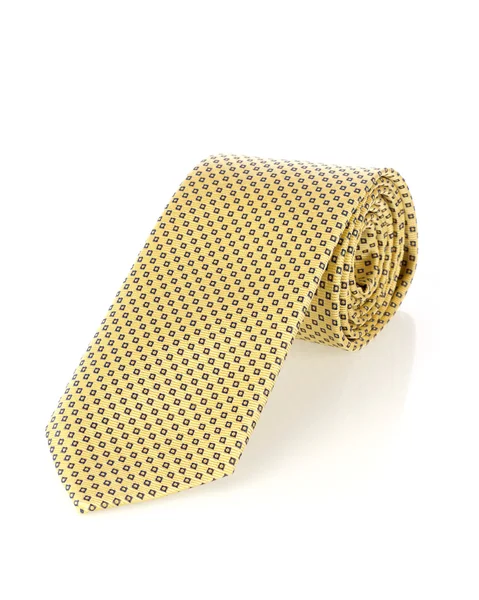 Yellow tie isolated — Stock Photo, Image