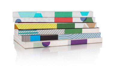 Beyaz arkaplan üzerine kitaplar